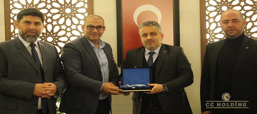 CC HOLDİNG’DEN AK PARTİ İL BAŞKANLIĞINA ZİYARET